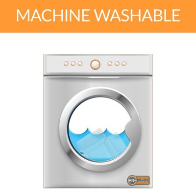 Image showing  Deluxe Medium Natural Dog Bolster Crate Pad Mat, Medium, 21 in. x 31 in.