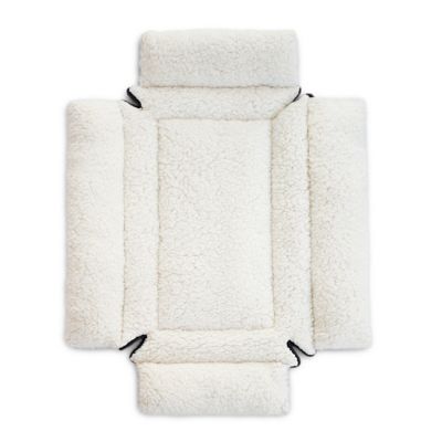 Image showing  Deluxe Medium Natural Dog Bolster Crate Pad Mat, Medium, 21 in. x 31 in.