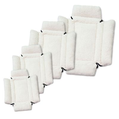 Image showing  Deluxe Medium Natural Dog Bolster Crate Pad Mat, Medium, 21 in. x 31 in.