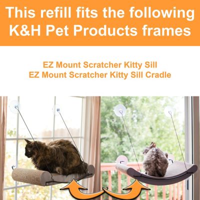 Image showing  EZ Mount Cat Scratcher Cradle Refill, 11 in. x 20 in. x 2 in.