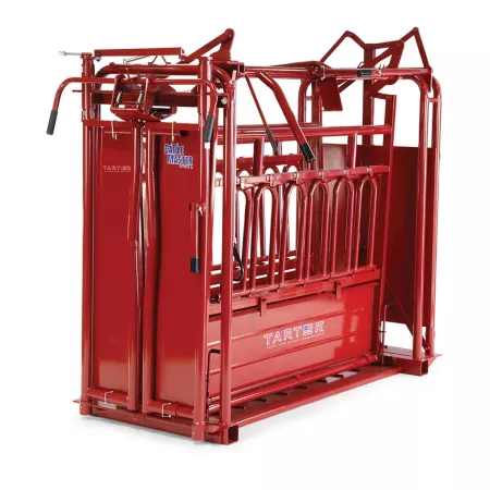 Tarter CattleMaster Series 6 Heavy Duty Compression Chute with Automatic Gate Chutes & Headgates