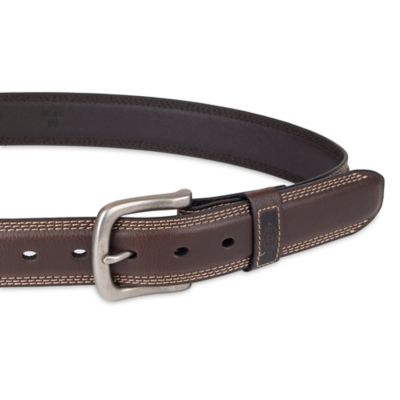 Image showing 1 th Dickies Men's Synthetic Leather Drop Edge Belt with Snap Closure, 38mm