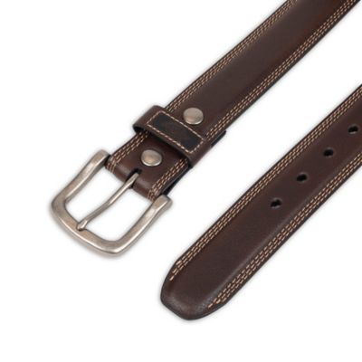 Image showing 3 th Dickies Men's Synthetic Leather Drop Edge Belt with Snap Closure, 38mm