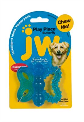 JW Pet Butterfly Teether Puppy Chew Toy
