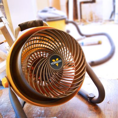 Image showing 5 th Vornado 16 in. 3-Speed Indoor Heavy-Duty Shop Fan, Yellow