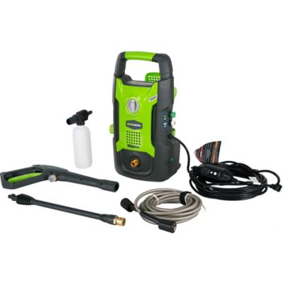 Greenworks 1,600 PSI 1.2 GPM Electric Cold Water 13A Pressure Washer, 20 ft. Hose