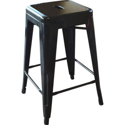 Image showing  Loft Metal Bar Stools, 24 in., 4-Pack