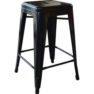 Image showing  Loft Metal Bar Stools, 24 in., 4-Pack