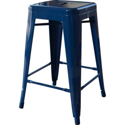 Image showing  Loft Metal Bar Stools, 24 in., 4-Pack