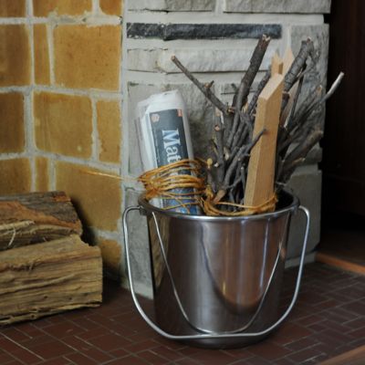 Image showing  Stainless Steel Buckets, Medium, 3 pc.