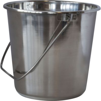 Image showing  Extra-Large Stainless Steel Bucket Set, 5.28 gal., 3 pc.