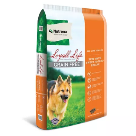 Nutrena Loyall Life All Life Stages Grain-Free Beef and Sweet Potato Recipe Dry Dog Food 30 lb Bag Dry Dog Food