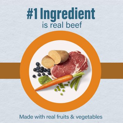 Image showing  All Life Stages Grain-Free Beef and Sweet Potato Recipe Dry Dog Food, 30 lb. Bag