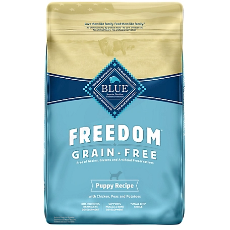 Blue Buffalo Freedom Puppy Grain-Free Natural Chicken, Peas and Potato Recipe Dry Dog Food