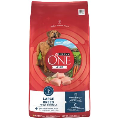 Purina ONE Plus Large Breed Adult Dog Food Dry Formula Excellent Brand for my large breed dog