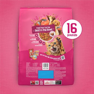 Image showing 9 th Purina Friskies Gravy Swirlers Chicken & Salmon Flavor Dry Cat Food