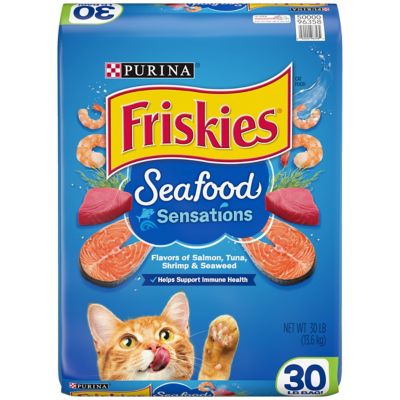 Friskies Purina Dry Cat Food, Seafood Sensations