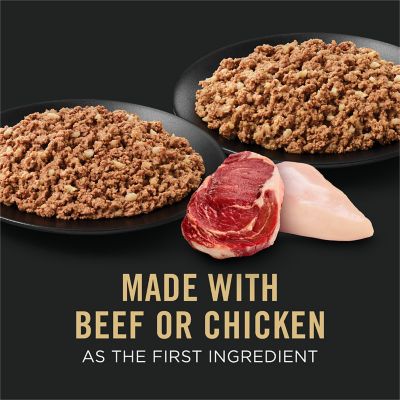 Image showing  Adult High-Protein Classic Pate Entrees Wet Dog Food Variety pk., 13 oz., Pack of 12