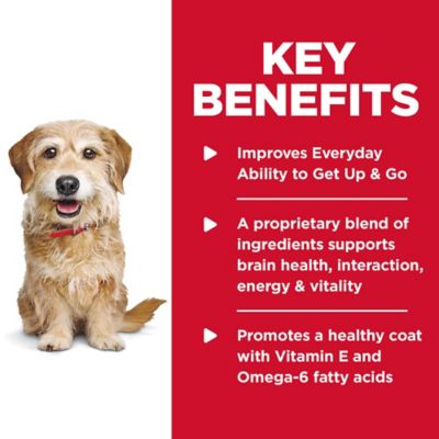Image showing  Adult 7+ Small and Mini Breed Senior Vitality Chicken and Rice Recipe Dry Dog Food