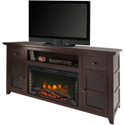 Muskoka 56 in. Winchester Media Electric Fireplace, Dark Walnut