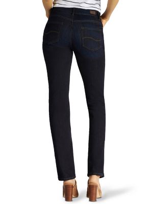 Image showing  Women's Classic Mid-Rise Ultra Lux Straight Leg Jeans