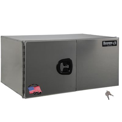 Buyers Products 24 in. x 24 in. x 30 in. Smooth Aluminum Barn Door Underbody Truck Box