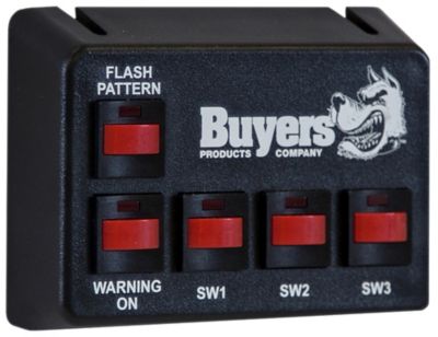 Buyers Products Pre-Wired 5-Switch Panel, Black