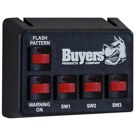 Buyers Products Pre-Wired 5-Switch Panel, Black