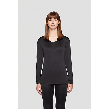 Terramar Women's Thermasilk Pointelle Scoop Neck Shirt at Tractor Supply Co.