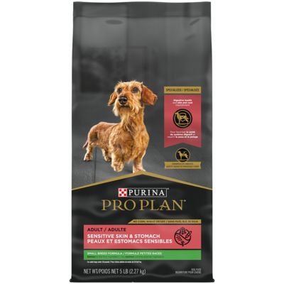 Purina Pro Plan Sensitive Skin and Sensitive Stomach Small Breed Dog Food, Salmon & Rice Formula Proplan for small dogs