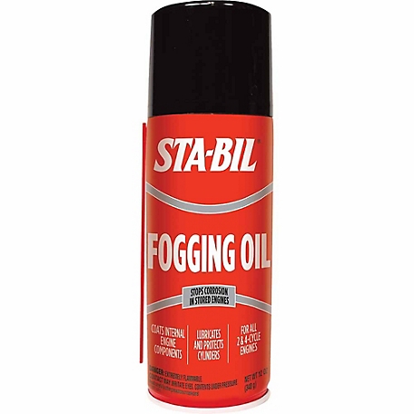 Sta-Bil Fogging Oil, 12 oz., Compatible with All 2 and 4 Cycle Gasoline Engines