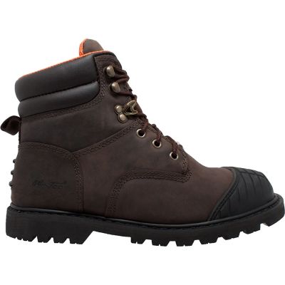 Image showing 1 th AdTec Men's Steel Toe Work Boots, 6 in., Brown