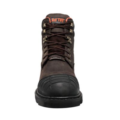 Image showing 2 th AdTec Men's Steel Toe Work Boots, 6 in., Brown