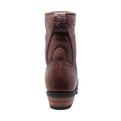 Image showing 3 th AdTec Men's Soft Toe Packer Durable Work Boots, Chestnut/Black, 9 in.