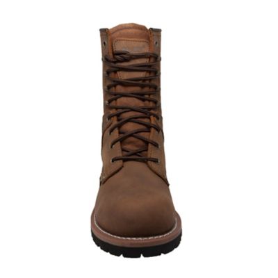 Image showing 2 th AdTec Men's Round Toe Logger Work Boots, 9 in., Brown
