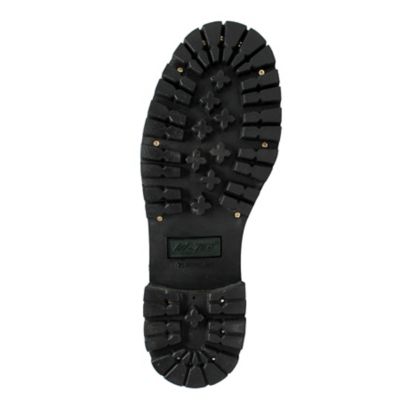 Image showing 4 th AdTec Men's Steel Toe Logger Boots, Black, 9 in.