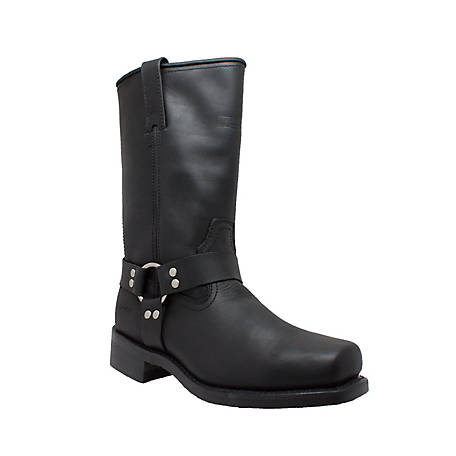 radium Thriller testimony Ride Tecs Men's 13 in. Leather Harness Boots, Black, 1442-W140 at Tractor  Supply Co.