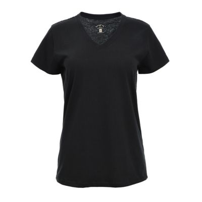 Blue Mountain Women's V-Neck Short-Sleeve T-Shirt