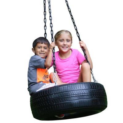 Image showing  Treadz Traditional Tire Swing, 400 lb. Capacity