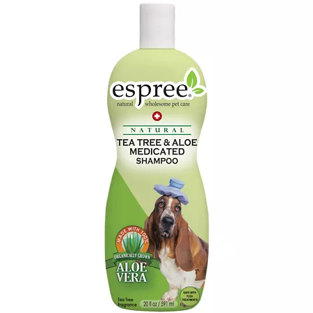 Espree Tea Tree and Aloe Medicated Shampoo for Dogs 20 oz. Dog Shampoos & Conditioners