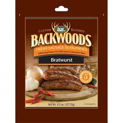 LEM Backwoods Bratwurst Seasoning, 4.5 oz., Makes 5 lb.