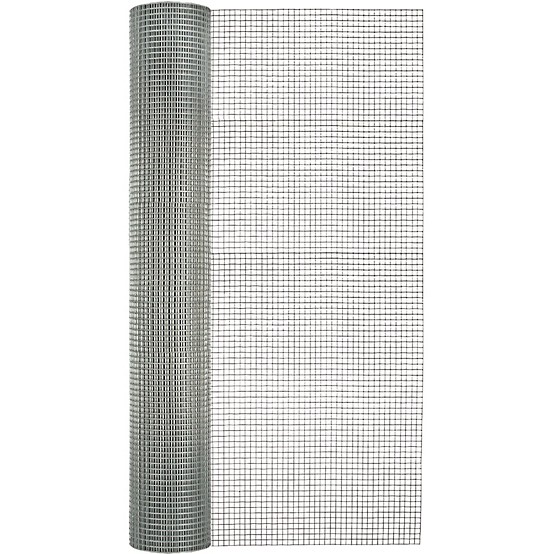 Garden Craft 48 in. W X 25 L Steel Hardware Cloth 1/2 in. W Mesh Garden Craft 48 in. W X 25 L Steel Hardware Cloth 1/2 in. W Mesh