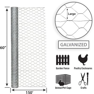 Image showing  2 in. Mesh 150 ft. x 60 in. Chicken Wire