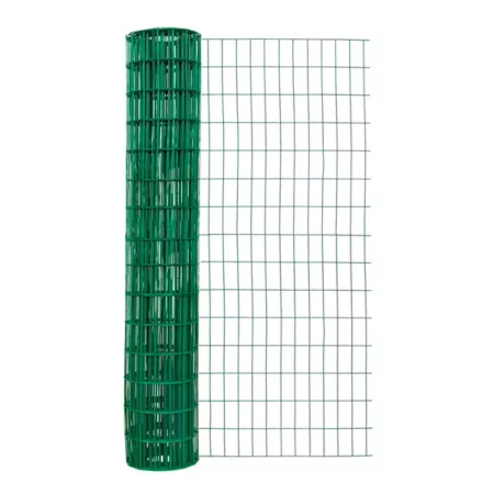 Origin Point 60 in x 50 ft Green Vinyl Garden Fence with 2 in x 4 in Mesh Welded Wire Fencing