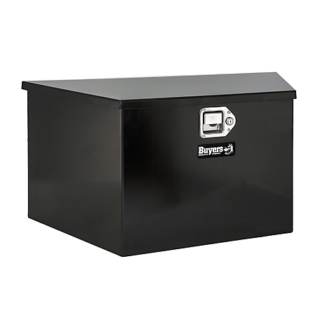 Buyers Products 22.5 in. Steel Trailer Tongue Truck Box, Black