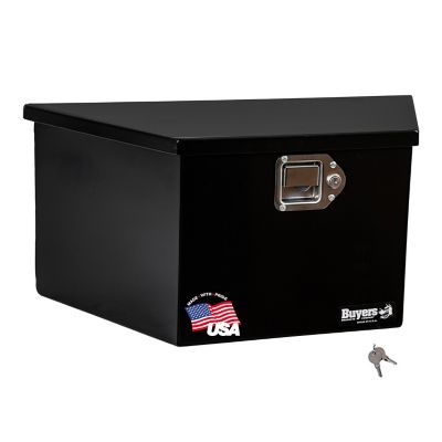 Buyers Products 14 in. Steel Trailer Tongue Truck Box, Black