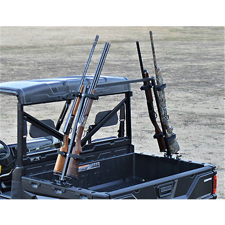 Great Day Quick-Draw Sporting Clays 4-Gun Rack UTVs bedsides mounting 