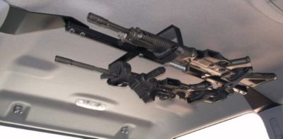 Image showing  2 Gun Center-Lok Overhead Gun Rack for Tactical Weapons