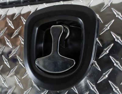 Image showing  16 x 13 x 72in. Diamond Tread Aluminum Topsider Truck Tool Box with Die Cast Compression Latch