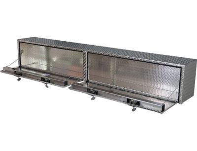 Image showing  16 x 13 x 96in. Diamond Tread Aluminum Topsider Truck Tool Box